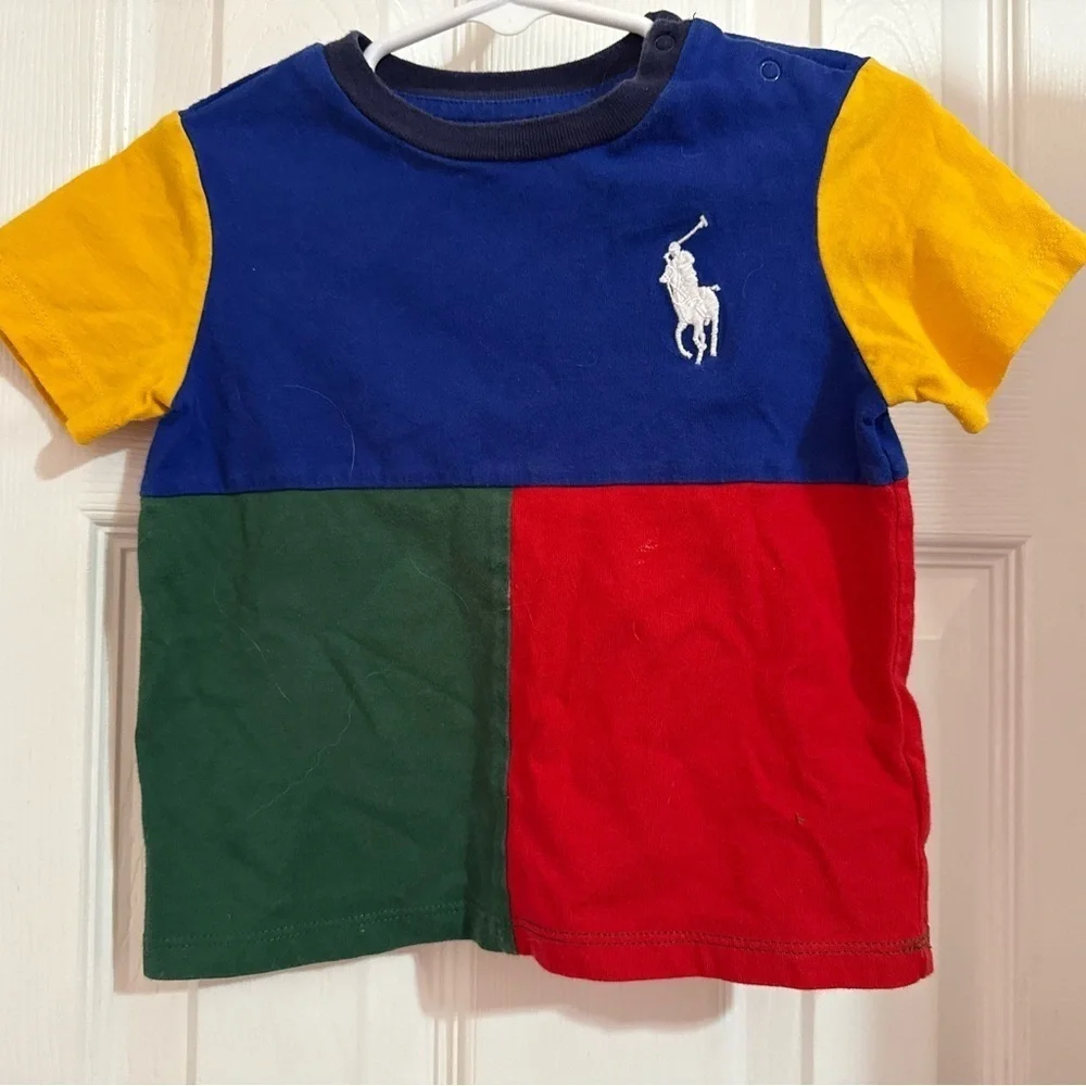 Ralph Lauren Colorblock Short Sleeve Tee